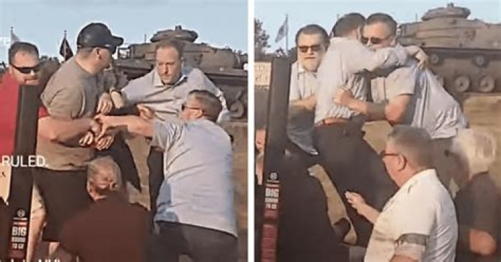 
Lee Zeldin: NY guv hopeful subdues man who tried to STAB him at Rochester rally, suspect arrested 