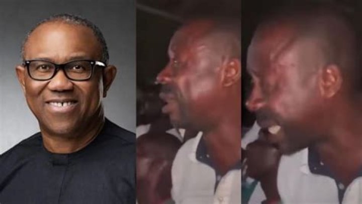 
“We Have Suffered A Lot, Come Deliver Us” — Man Tears Up At Peter Obi’s Rally 